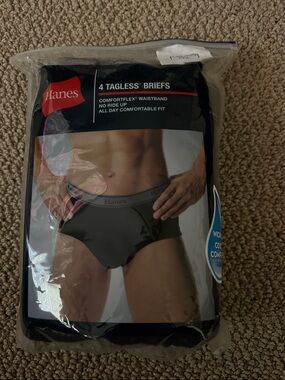 Hanes Men’s Briefs Pack – Black